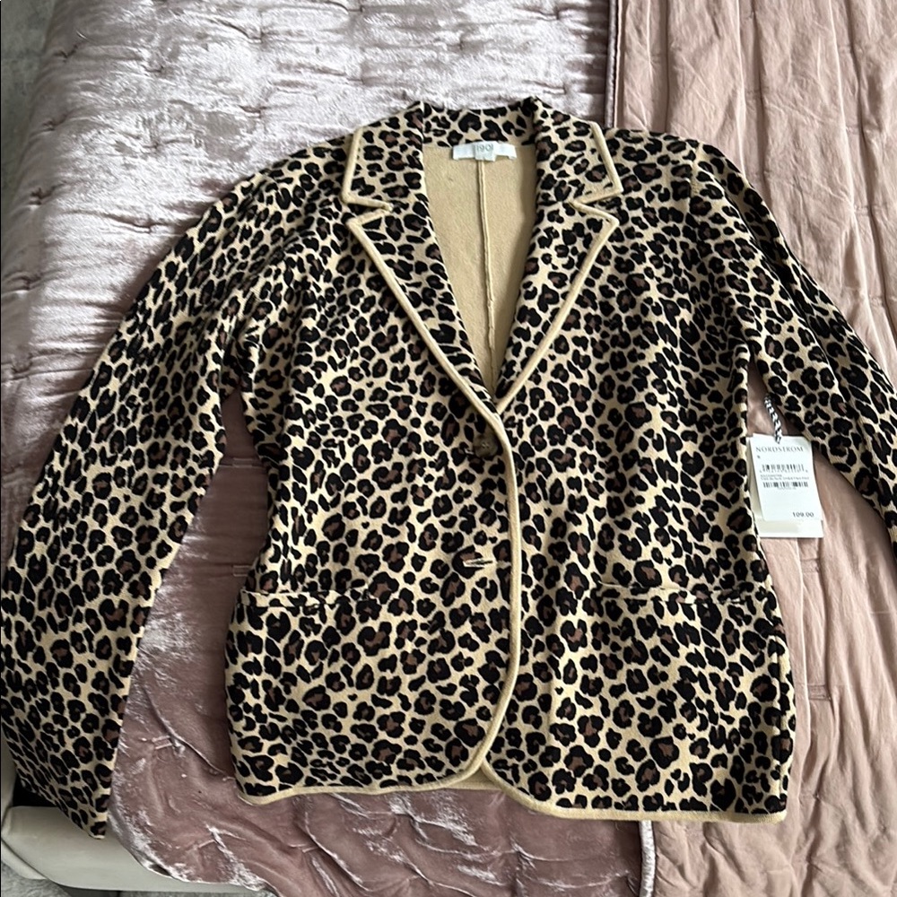 1901 Brown and Black Blazer Tailored Suit Jacket